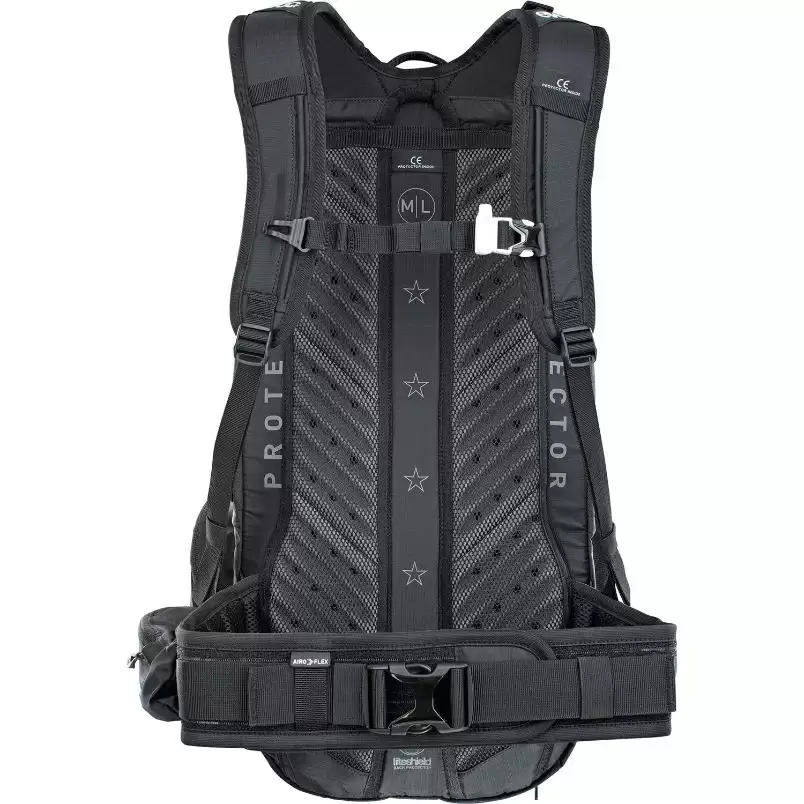 Fr Trail E-Ride e-bike battery backpack with M/L 20 liter black back protector #1