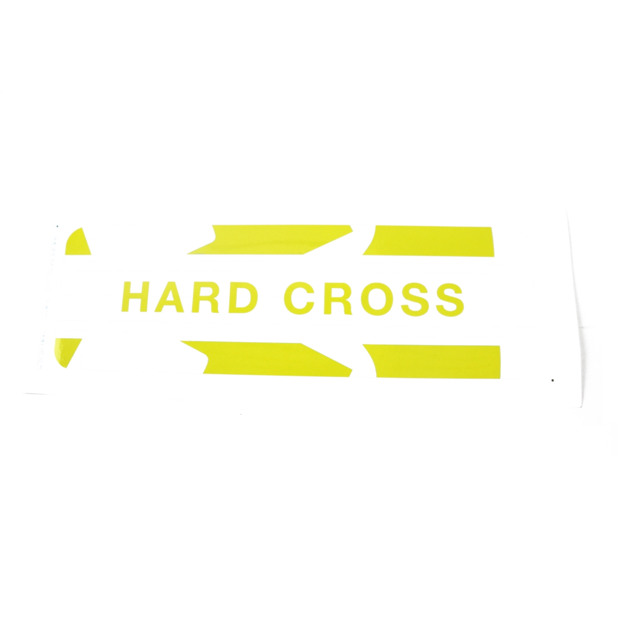 Aufkleber Batteriedeckel Hard Cross 7 Gelb