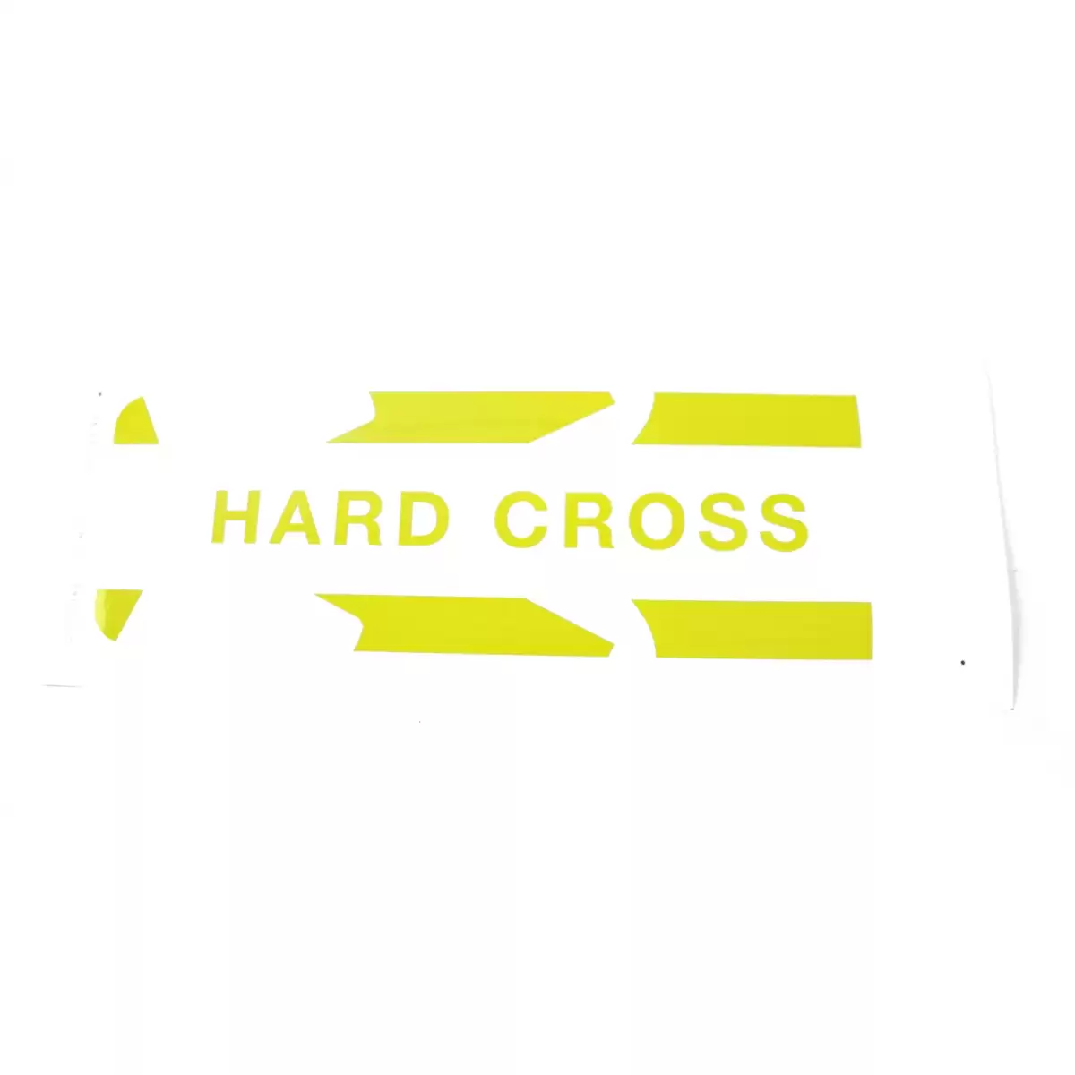 Aufkleber Batteriedeckel Hard Cross 7 Gelb - image