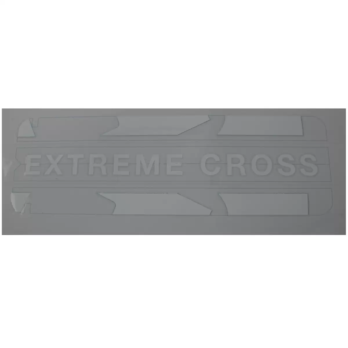 Autocollant cache batterie Extreme Cross blanc - image