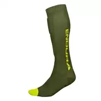 calze protettive singletrack shin guard sock verde taglia l/xl (43-47) verde