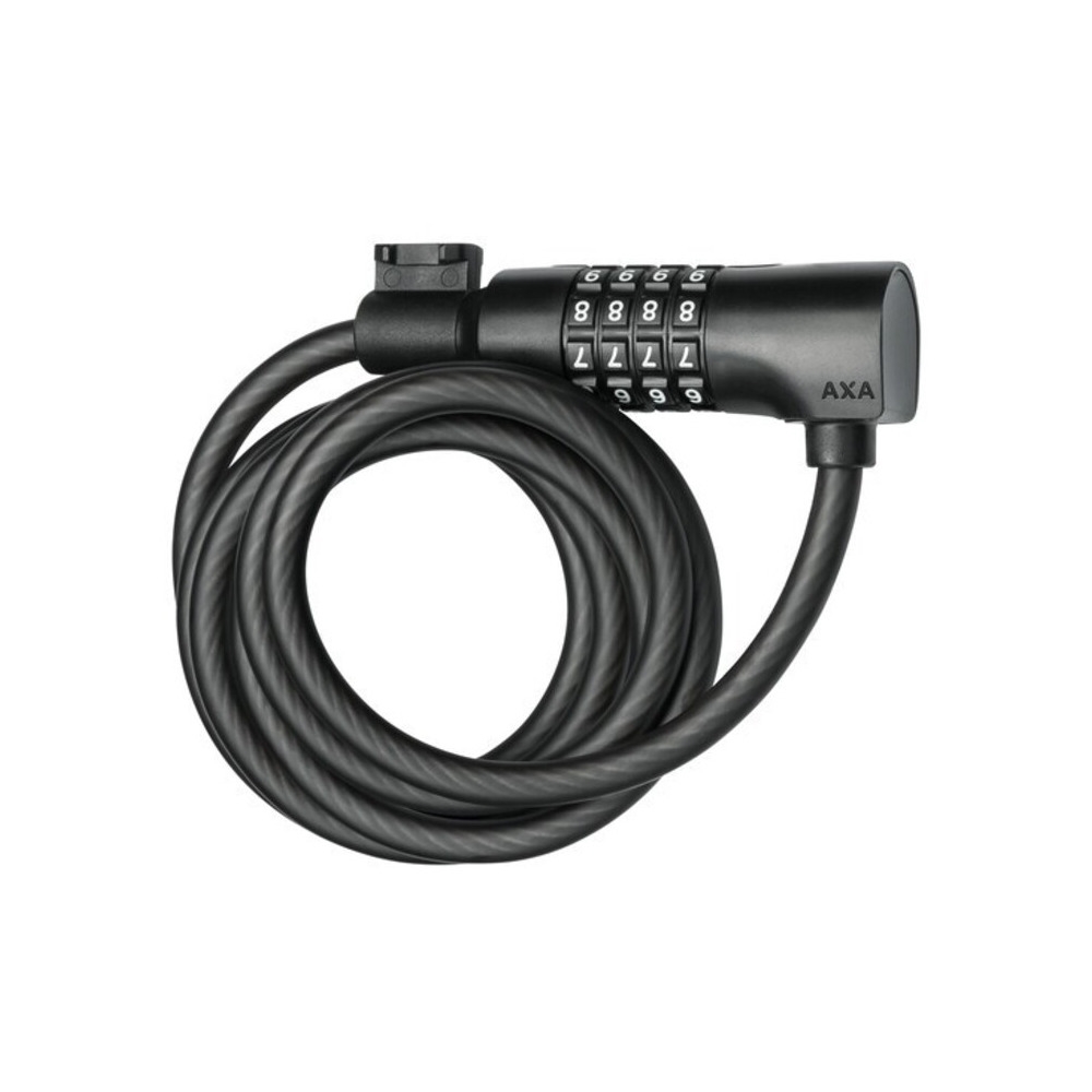 Cable Combination Lock Resolute 180cm / 8mm Black