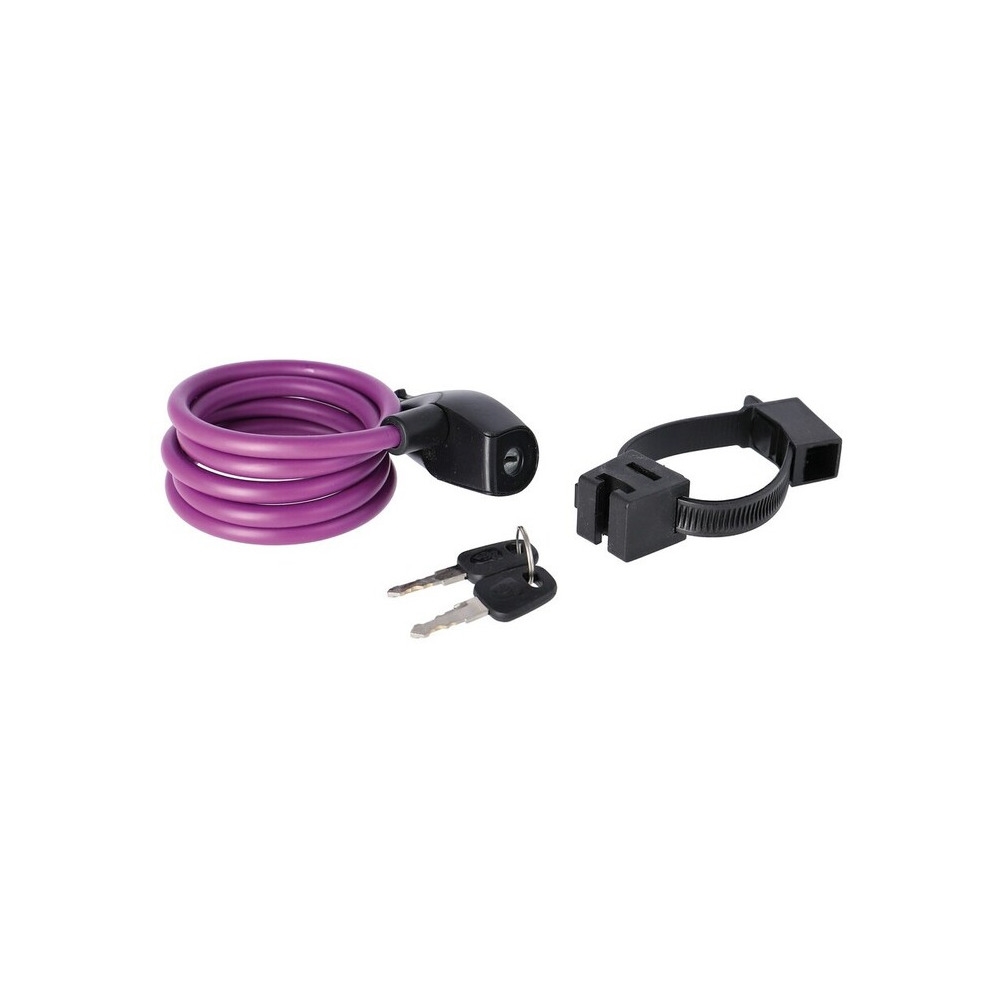 Cable Lock Resolute 120cm / 8mm Purple