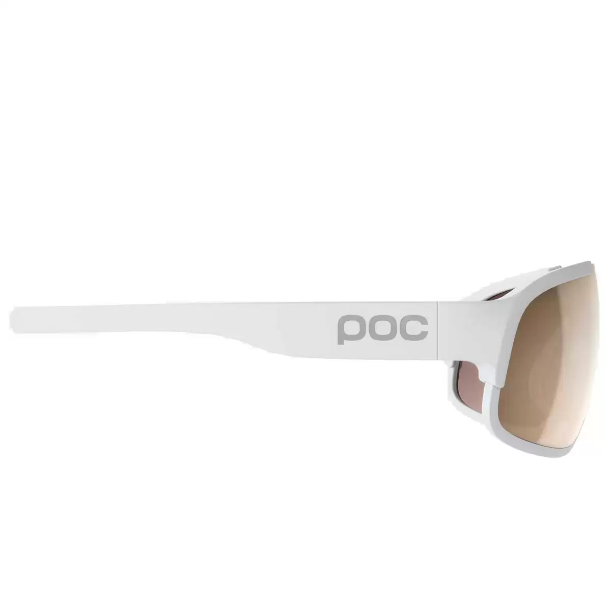 Óculos de sol Crave branco com lentes transparentes Marrons #1