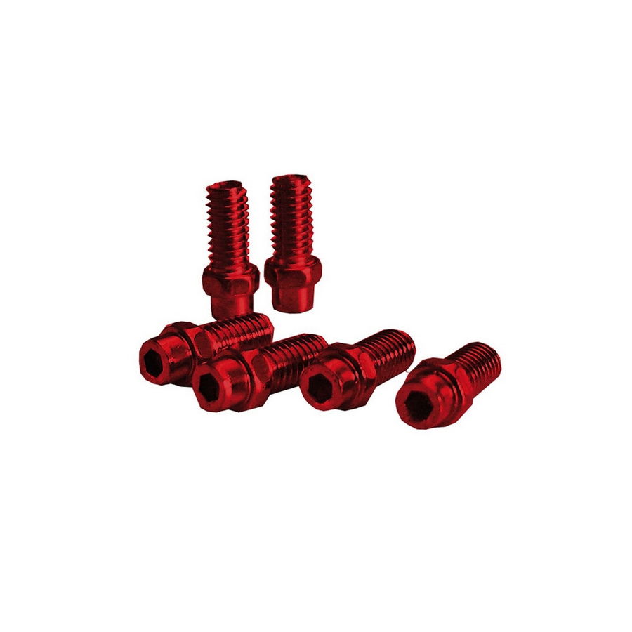 Pin Pedal 4mm FREERIDER Rouge 40 Pièces