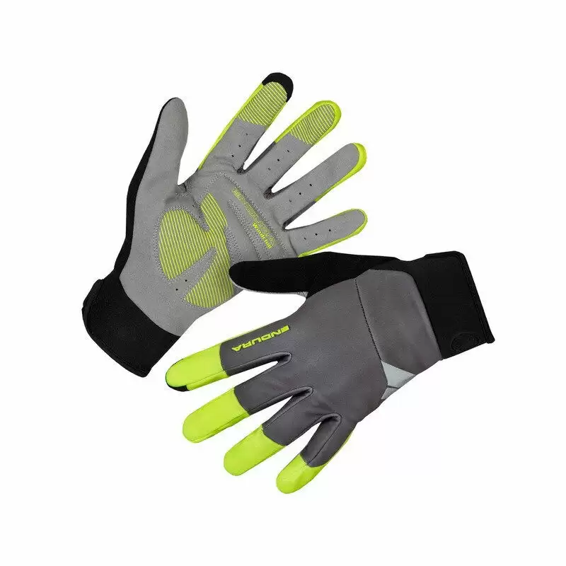 Windchill Windproof Winter Gloves Yellow Size M - image