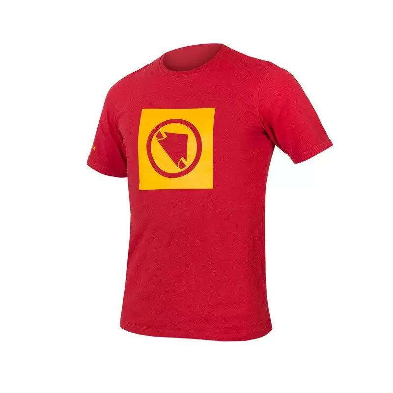 Camiseta One Clan Carbon Icon Rojo Talla XS - image
