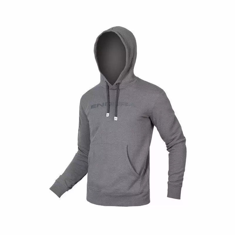 Sweat à capuche One Clan Gris Taille S - image