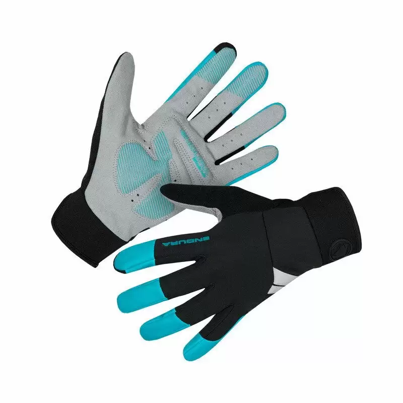 Windchill Winddichte Handschuhe Frau Blau Größe S - image
