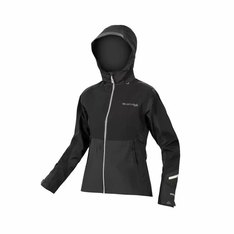 MT500 Waterproof Mtb Jacket Woman Black Size XS - image