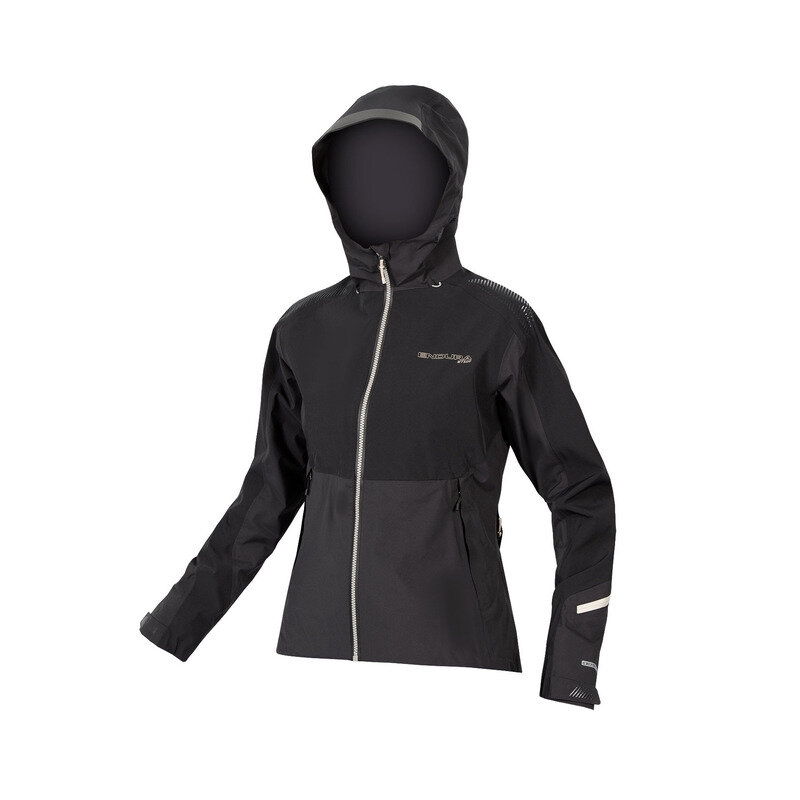 MT500 Waterproof Mtb Jacket Woman Black Size L