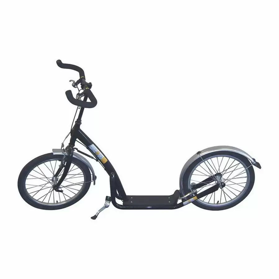 city roller 20 black with klickfix basket support attachment - image