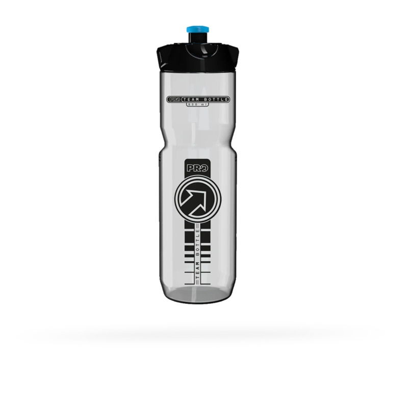 Wasserflasche Team 800ml Klar