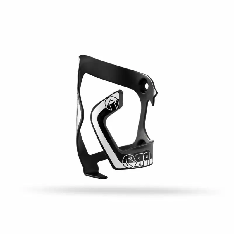 Side Bottle Cage Alloy Right Pull Black/White - image
