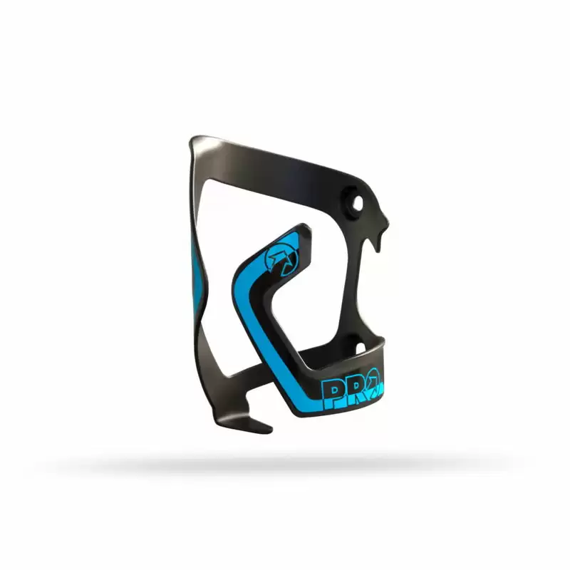 Side Bottle Cage Alloy Right Pull Black/Blue - image