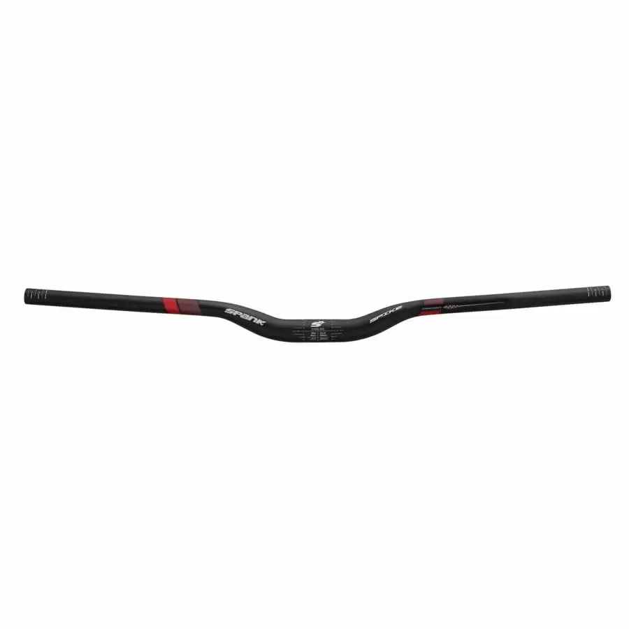Guidon Spike 800 Vibrocore XGT 31.8mm x 800mm 30mm Rise Noir/Rouge - image