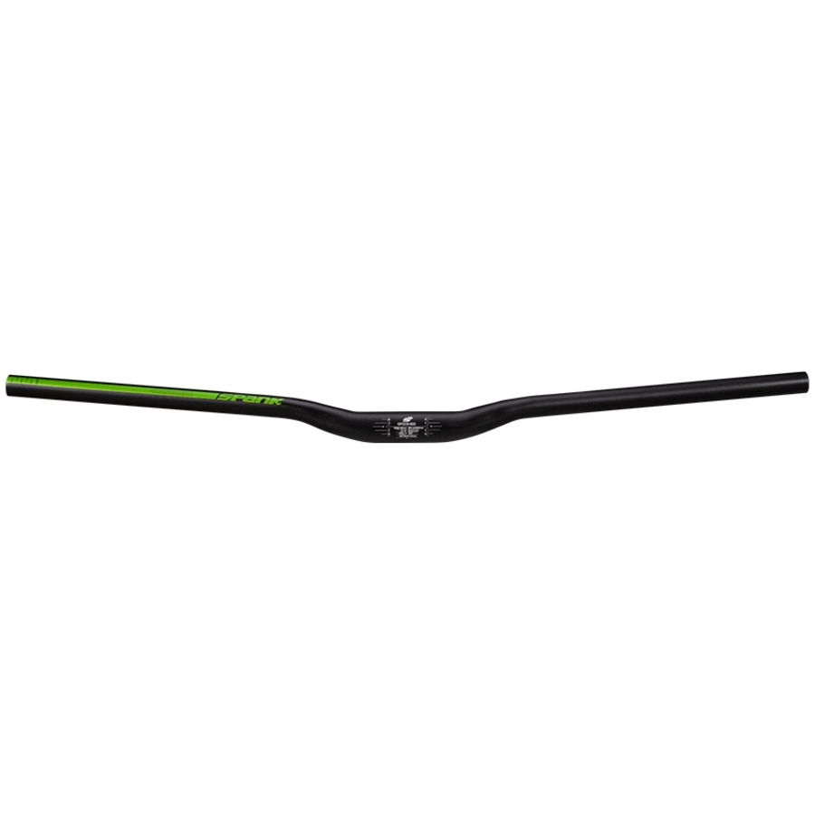 Handlebar Spoon 800 31.8mm x 800mm 20mm Rise Black/Green
