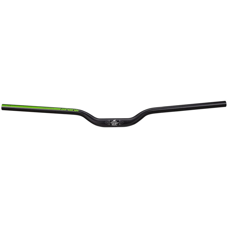 Handlebar Spoon 800 31.8mm x 800mm 40mm Rise Black/Green