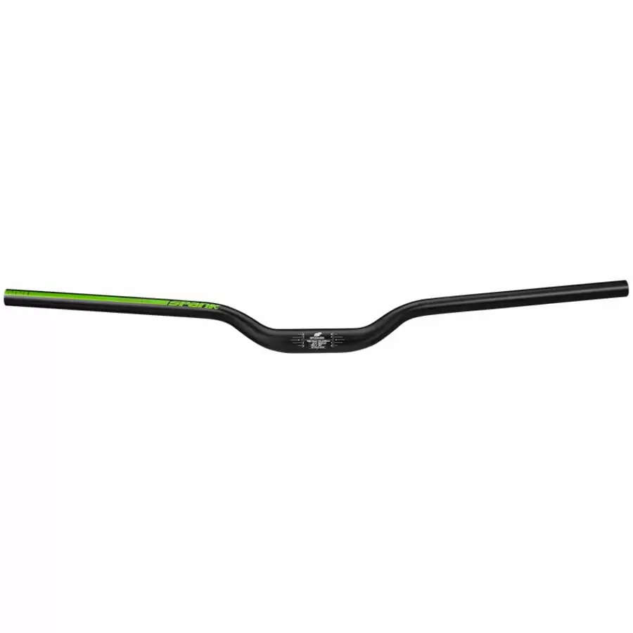 Handlebar Spoon 800 31.8mm x 800mm 40mm Rise Black/Green - image