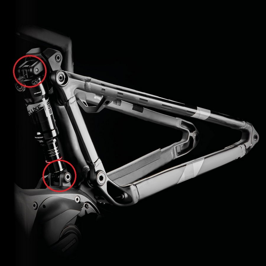 Upper or lower shock axle for Sam2 Shimano 2018 / 2019 / 2020