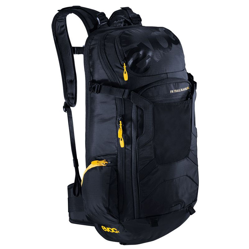 Fr Trail blackline backpack 20 liters with back protector size M/L black