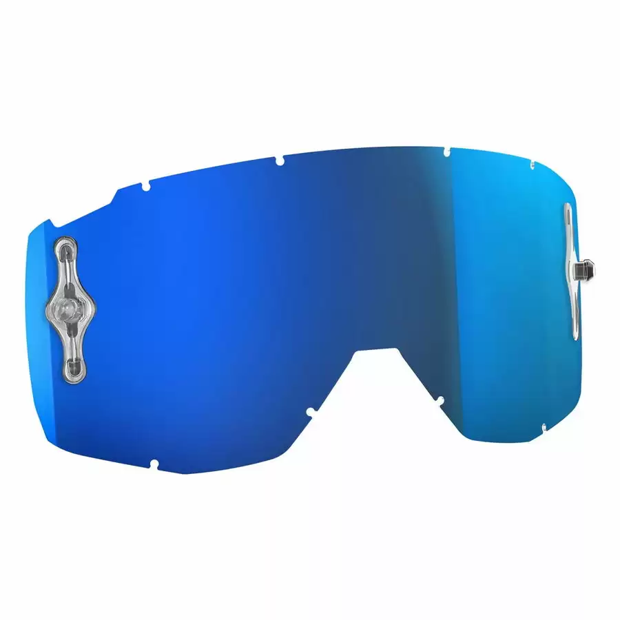 Replacement lens for HUSTLE/PRIMAL/SPLIT OTG/TYRANT goggles - Electric blue chrome afc - image