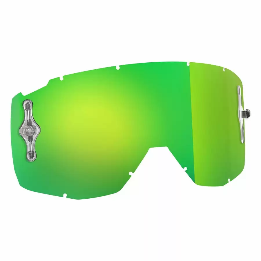 Replacement lens for HUSTLE/PRIMAL/SPLIT OTG/TYRANT goggles - Green chrome afc - image