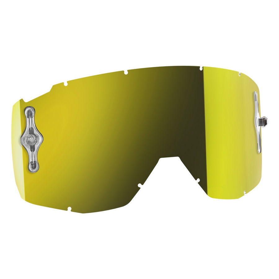 Replacement lens for HUSTLE/PRIMAL/SPLIT OTG/TYRANT goggles - Yellow chrome afc