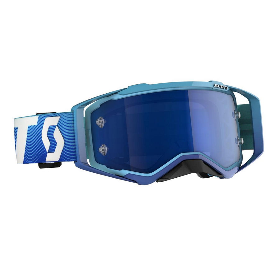 Prospect Goggle 2021 Blu White - Visier Electric blue chrome Works