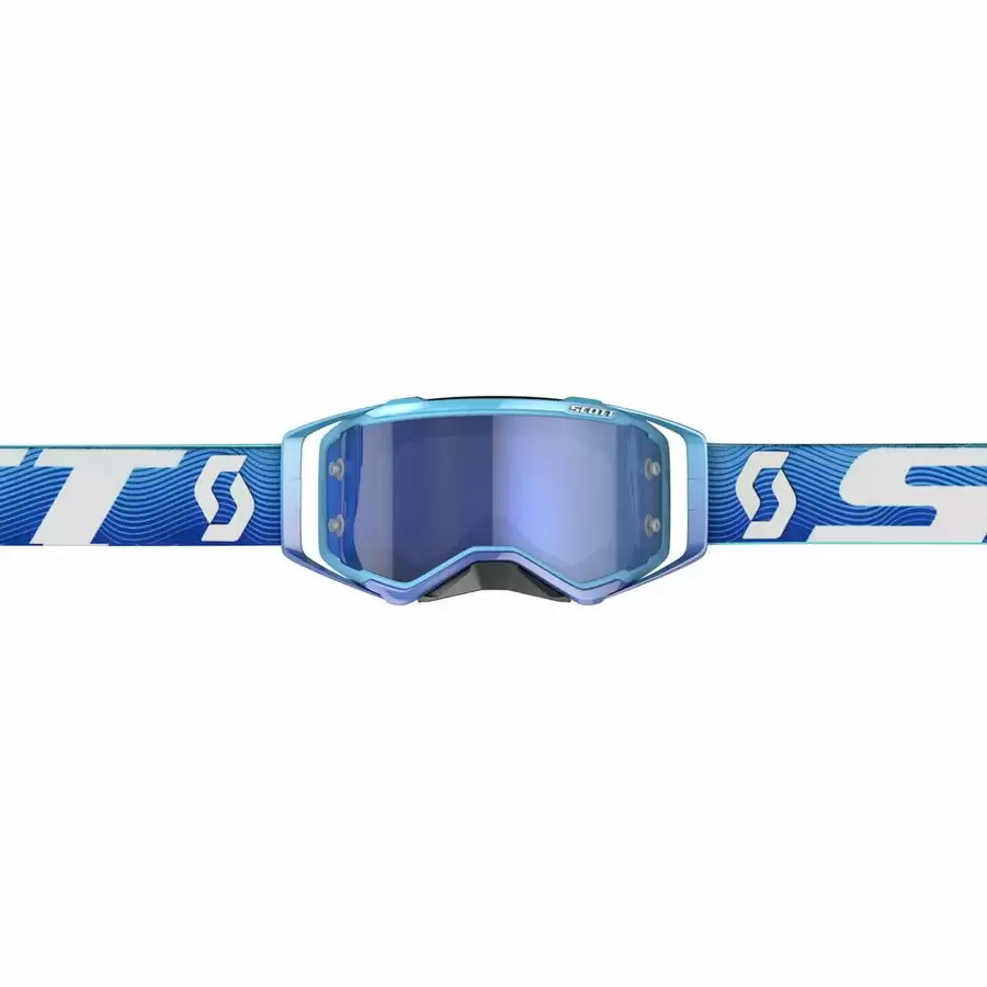 Masque Prospect 2021 Blu White - Visor Electric blue chrome Works #1