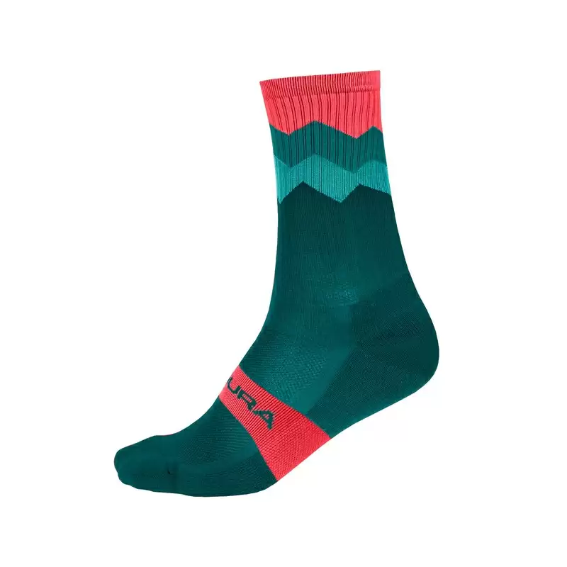 Jagged Socks Green Size S/M - image