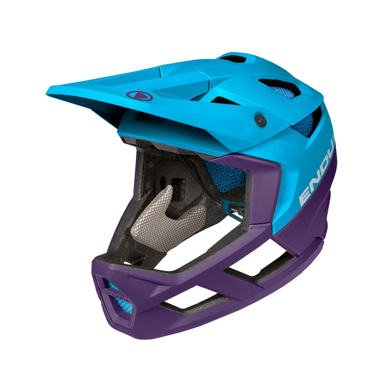 MT500 Full Face Mtb Helmet Blue Size M/L (55-59cm)