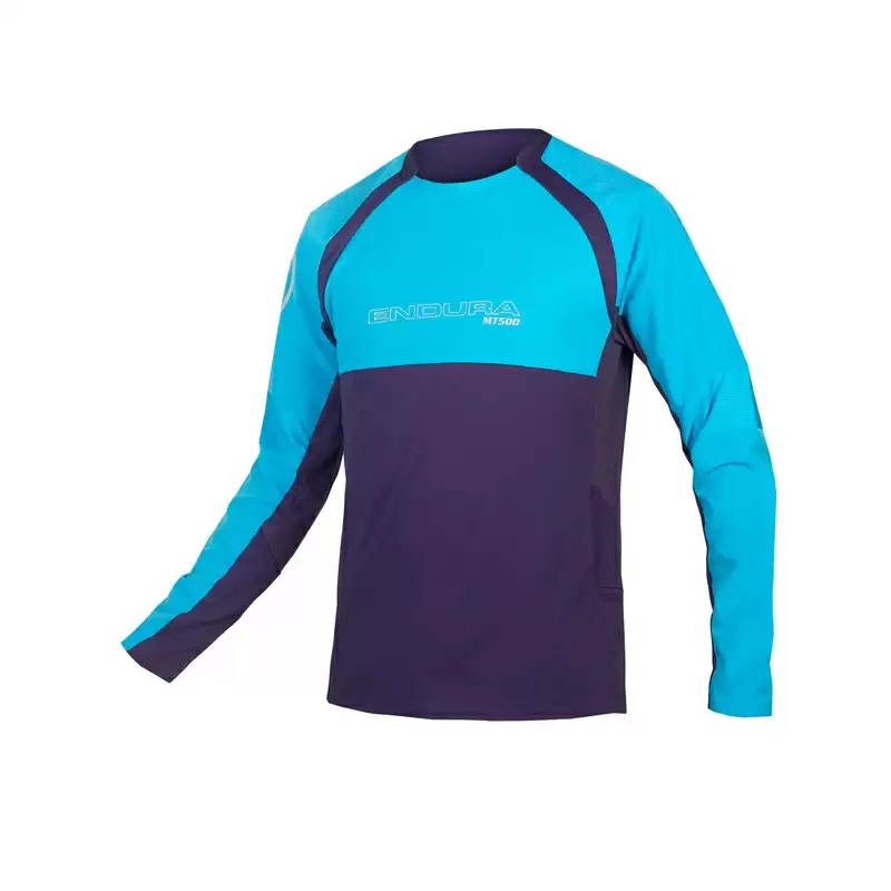 Maillot Manches Longues MT500 Burner II Bleu Taille M - image