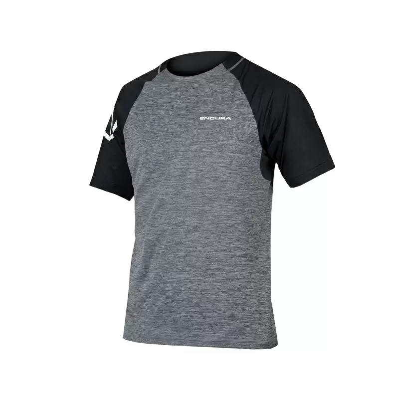 Singletrack Short Sleeve MTB Jersey Grey Size S - image