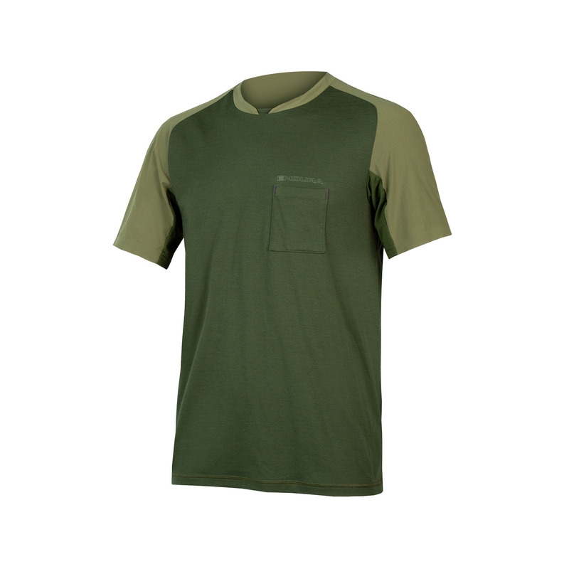 Camisa de manga curta GV500 Foyle T verde tamanho XXL