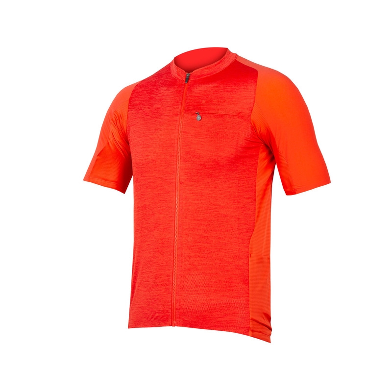 Maillot GV500 Reiver Manches Courtes Orange Taille S