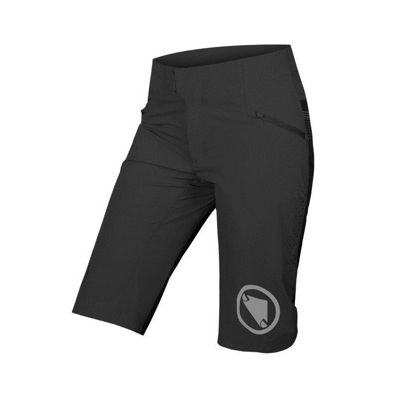 SingleTrack Lite Mtb Shorts Frau Schwarz Kurze Passform Größe XL