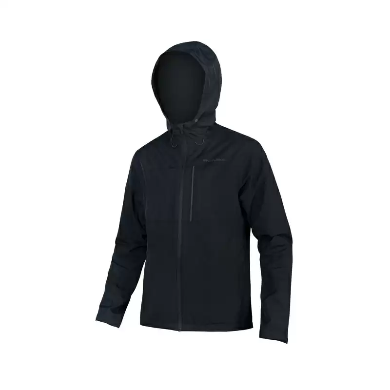 Hummvee Waterproof Hooded Jacket Black Size M - image