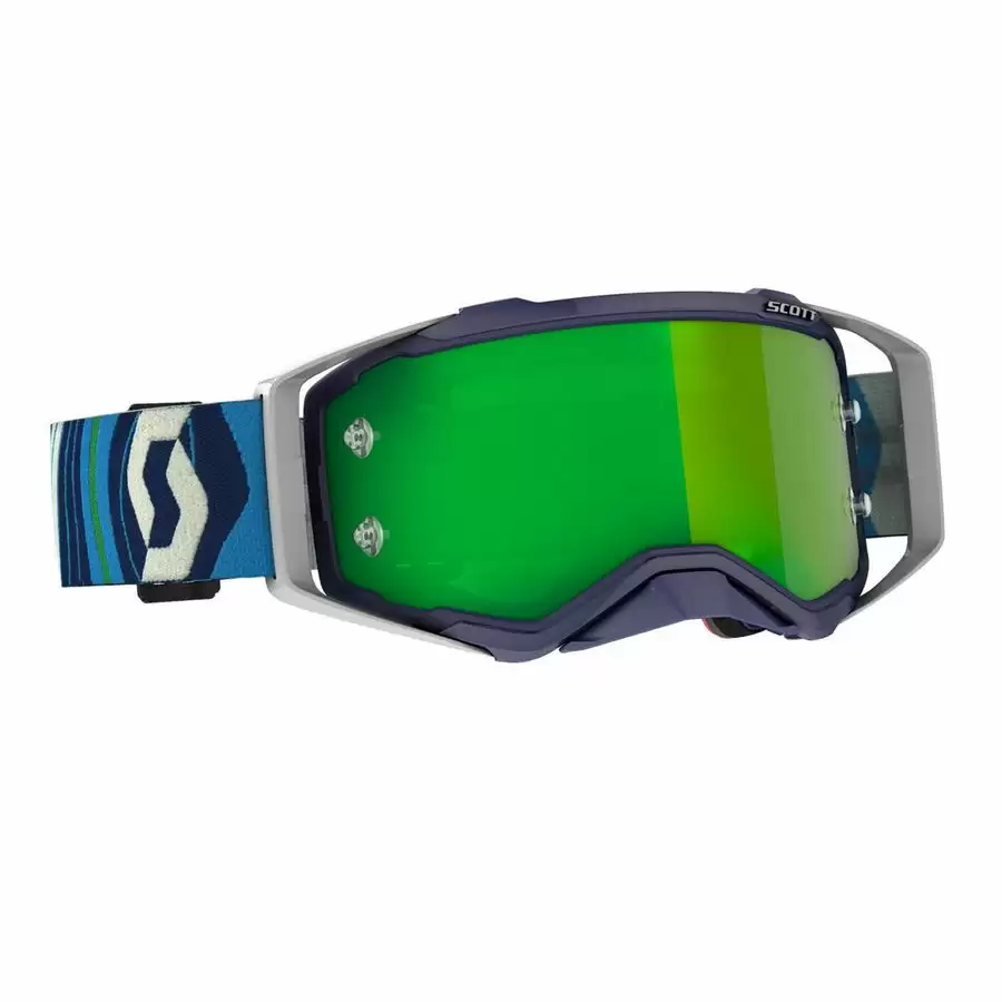 Gafas Prospect 2021 Azul Verde - Visera Verde cromo Works - image