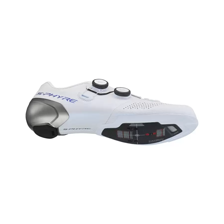 Shimano eshrc902mcw01s43500 road shoes rc9 s phyre sh rc902 white siz