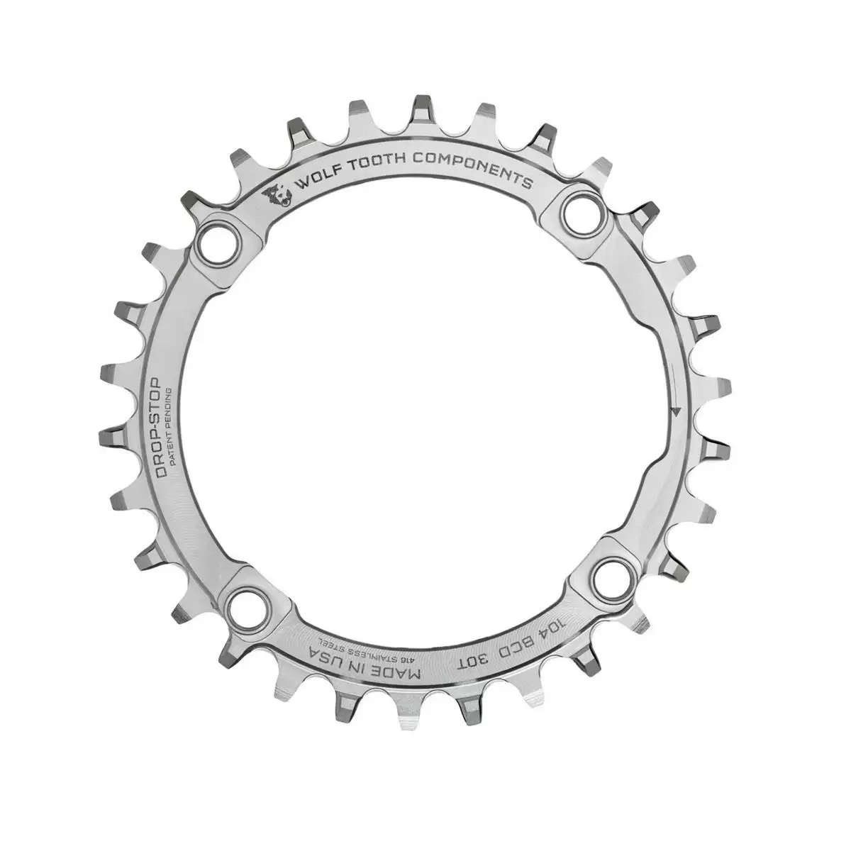 Ebike steel chainring 30t bcd 104mm - image