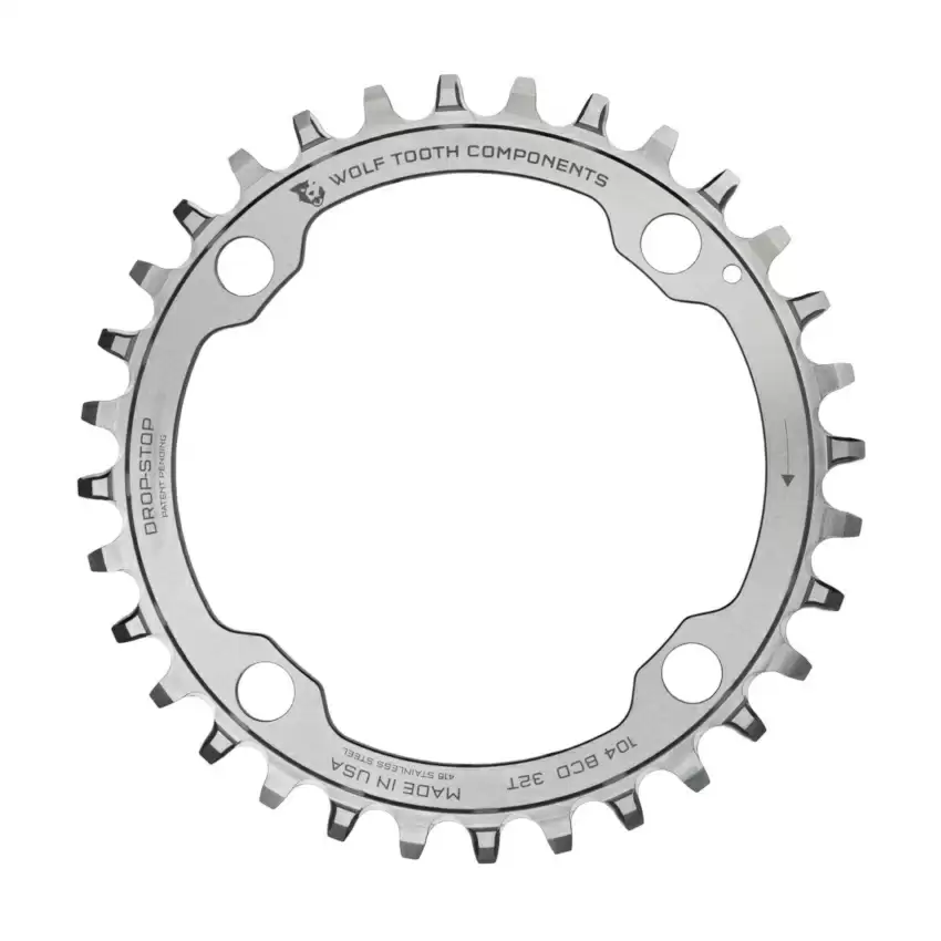 Corona ebike in acciaio inox 32t girobulloni 104mm - image