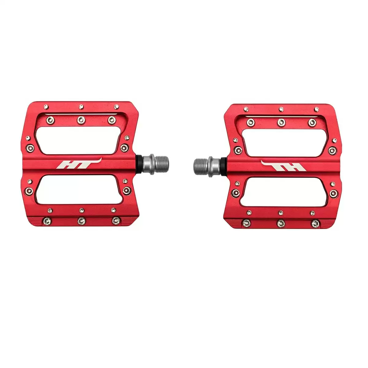 AN14A flat pedals red - image