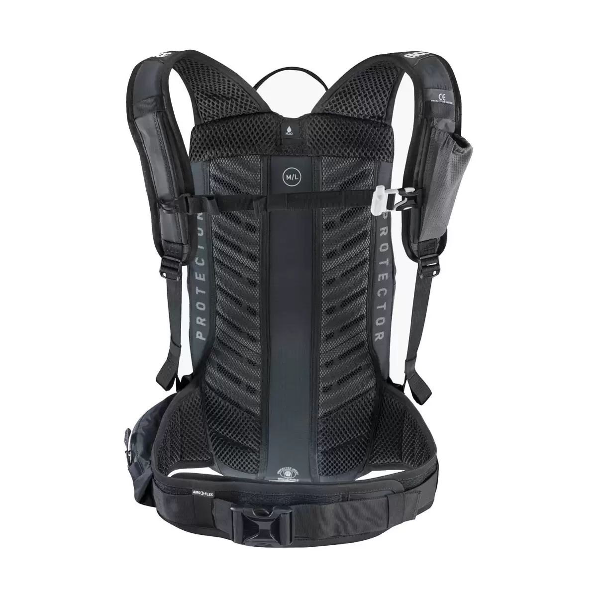 FR Lite Race 10 Backpack With Back Protector 10L Grey/Black Size M/L #2