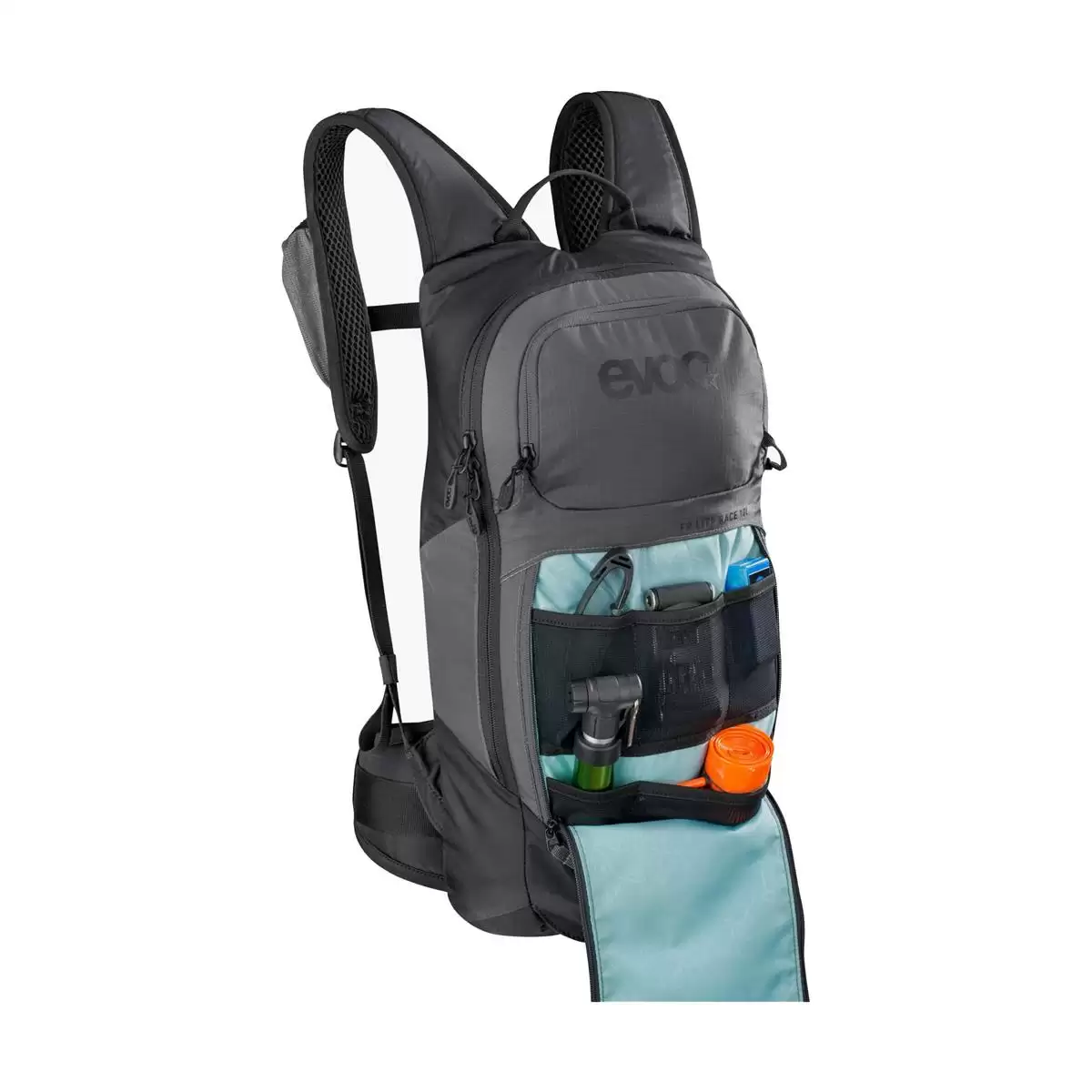 FR Lite Race 10 Backpack With Back Protector 10L Grey/Black Size M/L #1