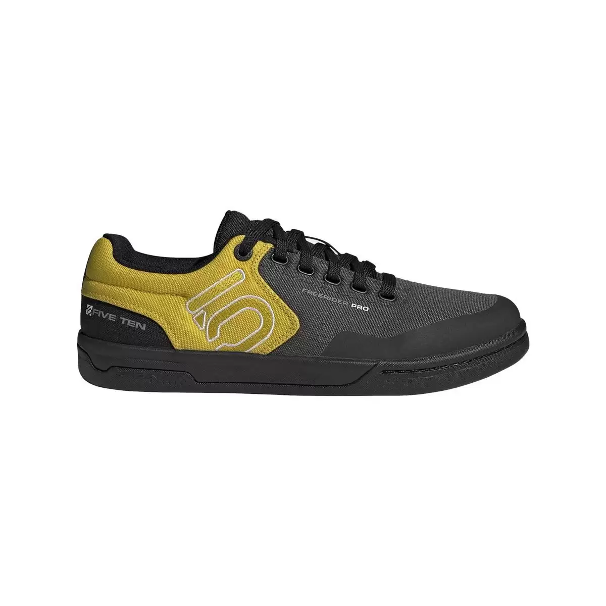 MTB Flat Shoes Freerider Pro Primeblue Black/Yellow Size 46 - image