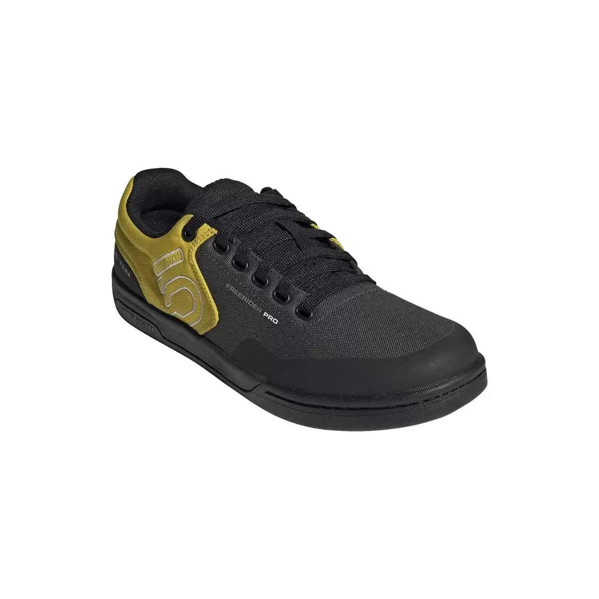 MTB Flat Shoes Freerider Pro Primeblue Black/Yellow Size 47 #1