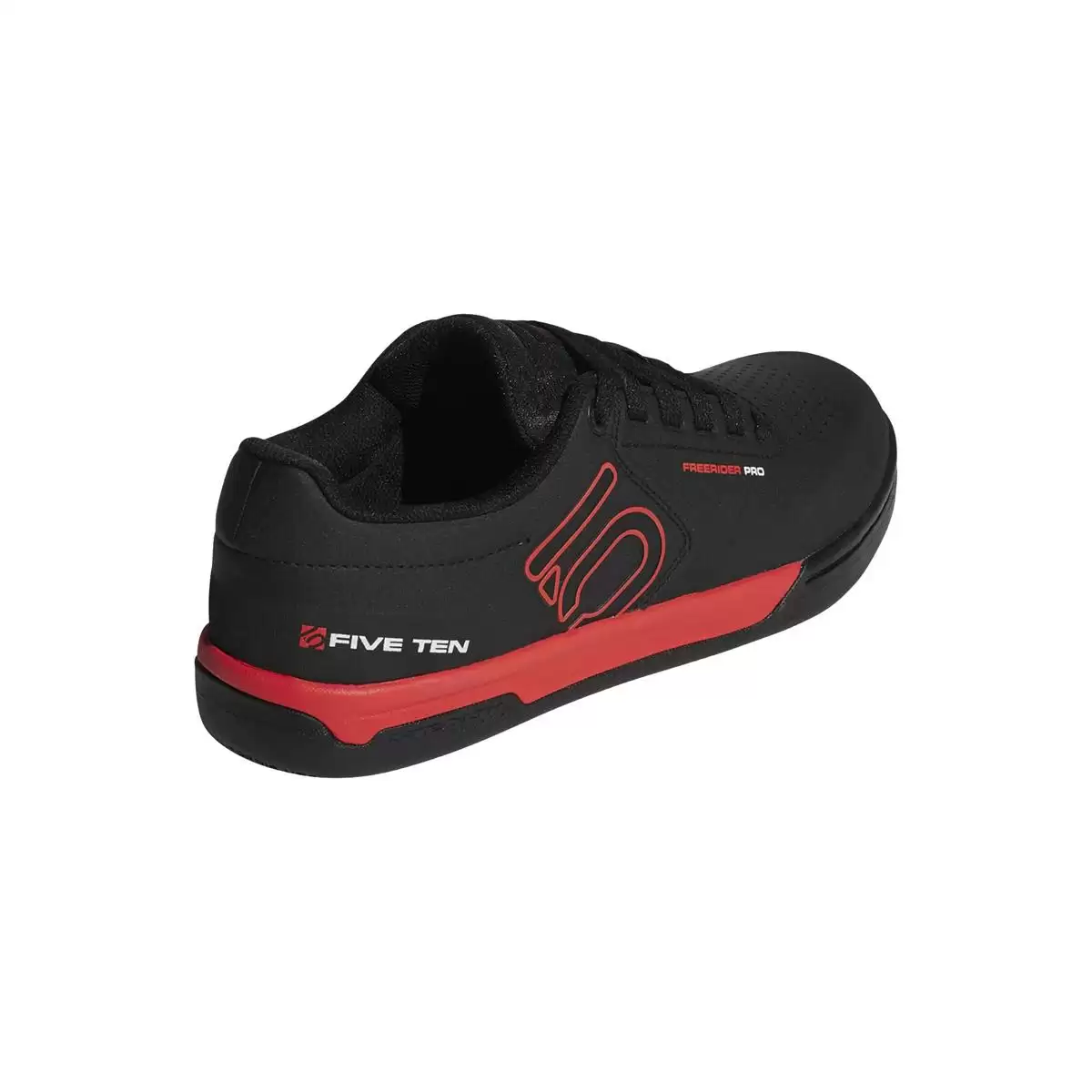 MTB Flache Schuhe Freerider Pro Schwarz/Rot Größe 49 #2