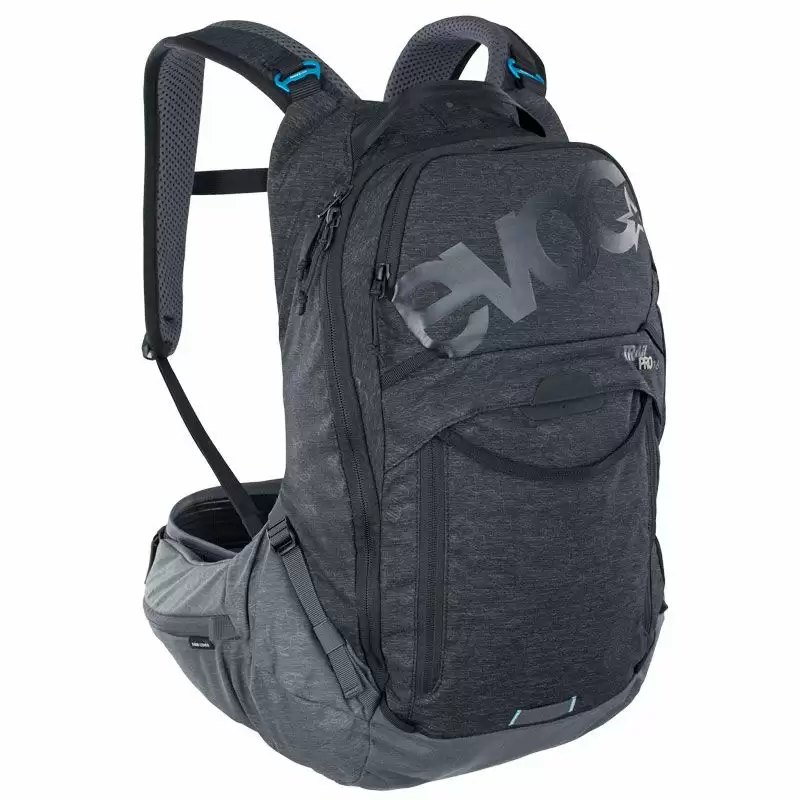 Trail Pro backpack 16 liters black - carbon gray with back protector size S/M - image