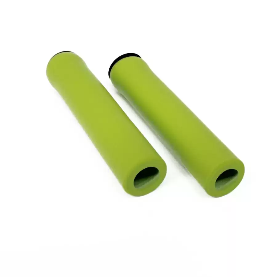 Pareja puños Super Grip HL-001 silicona verde 130mm - image
